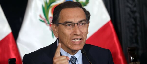 Martín Vizcarra, presidente de Perú - Sputnik Mundo