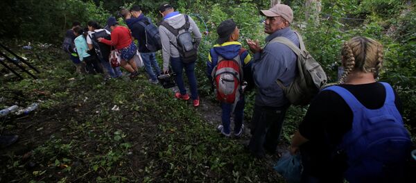 Migrantes hondureños - Sputnik Mundo