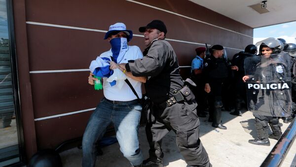 Protestas en Nicaragua Protestas en Nicaragua - Sputnik Mundo
