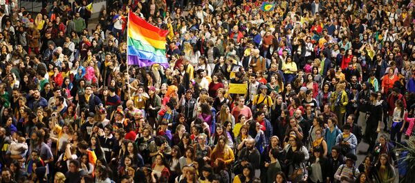 Movimiento LGBT en Uruguay (Archivo) Movimiento LGBT en Uruguay (Archivo) - Sputnik Mundo