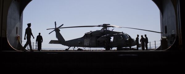 Helicóptero Sikorsky MH-60 Seahawk de la Marina de Guerra de EEUU (archivo) - Sputnik Mundo