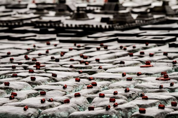 Detalle de la reproducción de la Gran Tenochtitlán - Sputnik Mundo