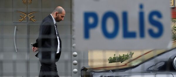 La entrada del consulado de Arabia Saudí en Estambul, Turquía La entrada del consulado de Arabia Saudí en Estambul, Turquía - Sputnik Mundo