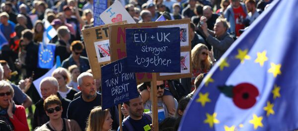 Protestas contra el Brexit en Londres - Sputnik Mundo