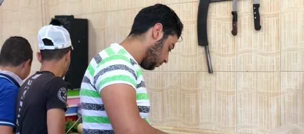 Refugiados sirios en el Líbano Refugiados sirios en el Líbano - Sputnik Mundo