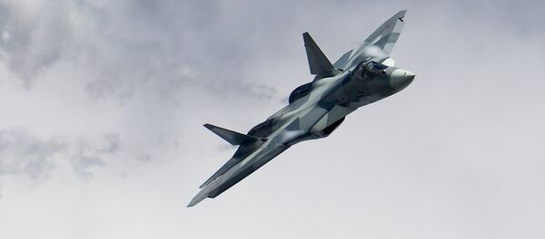 El caza ruso de quinta generación Su-57 - Sputnik Mundo