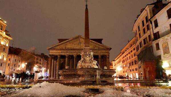 Roma, después de lluvias y granizo fuertes - Sputnik Mundo