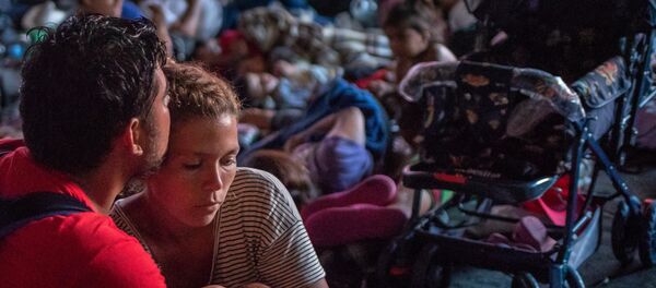 Migrantes hondureños Migrantes hondureños - Sputnik Mundo