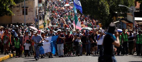 Migrantes de América Central en México - Sputnik Mundo