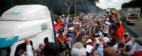 Migrantes de América Central en México - Sputnik Mundo
