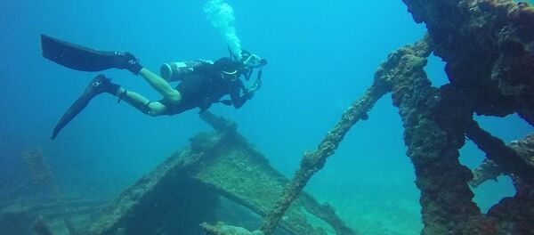 Los restos de un barco hundido (imagen ilustrativa) - Sputnik Mundo