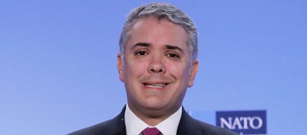 Iván Duque, presidente de Colombia - Sputnik Mundo