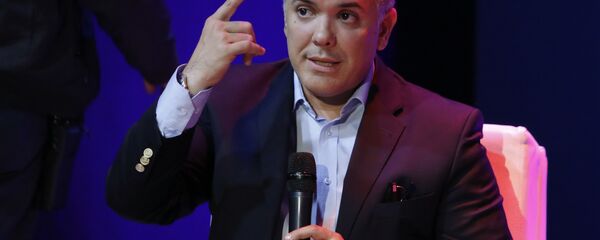 Iván Duque, presidente de Colombia - Sputnik Mundo