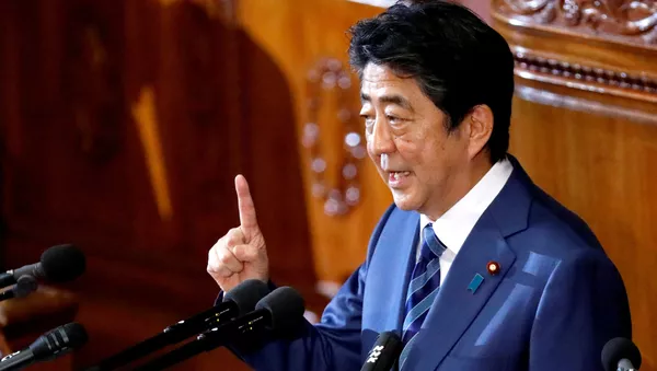 Shinzo Abe, primer ministro de Japón