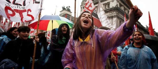Protestas en Buenos Aires - Sputnik Mundo