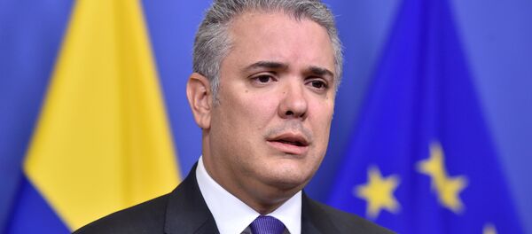 Iván Duque, presidente de Colombia - Sputnik Mundo