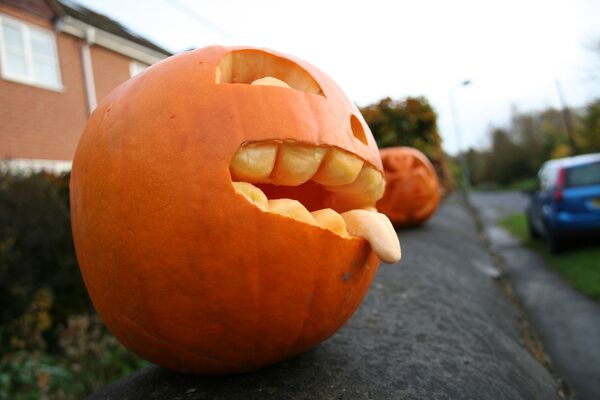 ¿Dulce o truco? Las calabazas más fantasmagóricas de Halloween - Sputnik Mundo