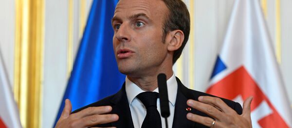 Emmanuel Macron, presidente de Francia - Sputnik Mundo