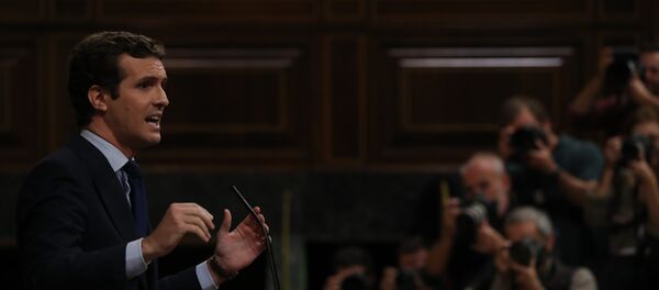 Pablo Casado, el presidente del PP - Sputnik Mundo