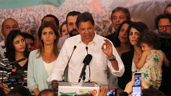 Fernando Haddad, candidato presidencial brasileño - Sputnik Mundo