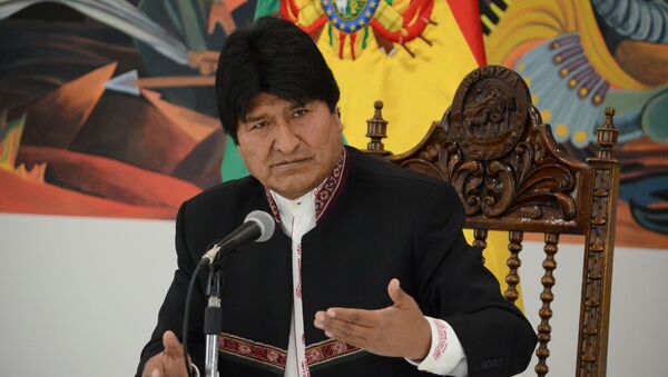 Evo Morales, presidente de Bolivia - Sputnik Mundo