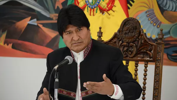 Evo Morales, presidente de Bolivia - Sputnik Mundo
