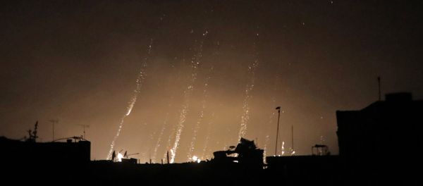 Uso del fósforo blanco en Siria (archivo) - Sputnik Mundo