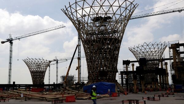 Las obras del Nuevo Aeropuerto Internacional de México (NAIM) - Sputnik Mundo