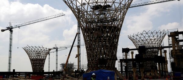 Las obras del Nuevo Aeropuerto Internacional de México (NAIM) - Sputnik Mundo