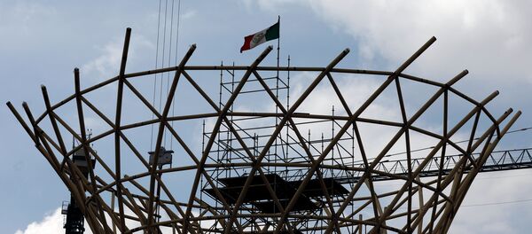 Las obras del Nuevo Aeropuerto Internacional de México (NAIM) Las obras del Nuevo Aeropuerto Internacional de México (NAIM) - Sputnik Mundo