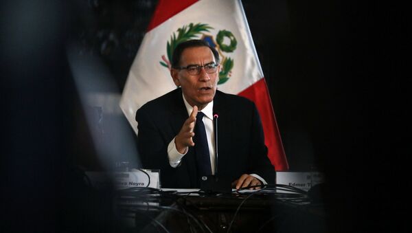 Martín Vizcarra, presidente de Perú - Sputnik Mundo