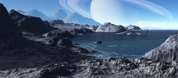 Un paisaje extraterrestre, imagen ilustrativa - Sputnik Mundo