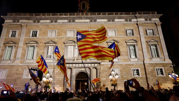 Palau de la Generalitat (sede del Gobierno de Cataluña) - Sputnik Mundo