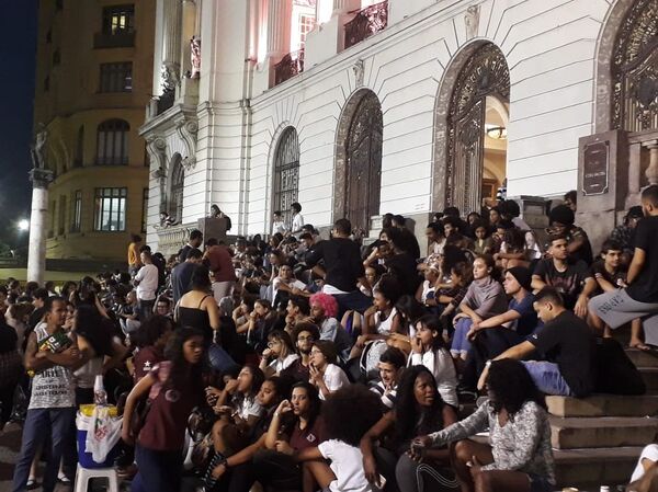 Protestas contra el futuro Gobierno de Bolsonaro en Río de Janeiro Protestas contra el futuro Gobierno de Bolsonaro en Río de Janeiro - Sputnik Mundo