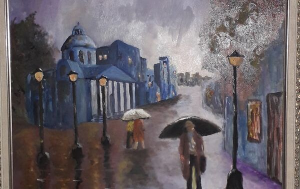 'Un día de lluvia' de Ramón Díaz Pereira - Sputnik Mundo