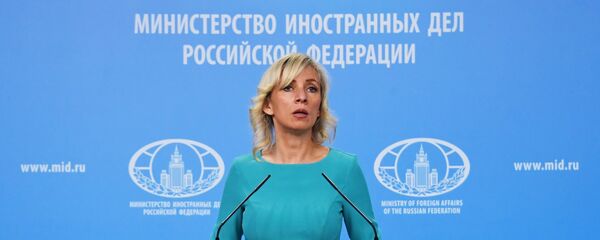 María Zajárova, la portavoz de la Cancillería rusa - Sputnik Mundo