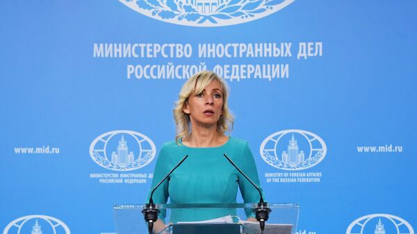 María Zajárova, la portavoz de la Cancillería rusa - Sputnik Mundo
