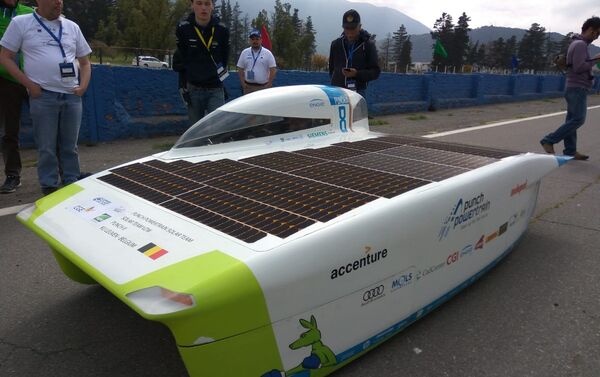 El vehículo belga Punch II, ganador de la Carrera Solar Atacama El vehículo belga Punch II, ganador de la Carrera Solar Atacama - Sputnik Mundo