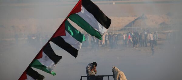 Las protestas de palestinos entre Gaza e Israel - Sputnik Mundo