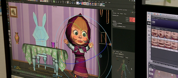 El proceso de animación de Masha y el Oso - Sputnik Mundo