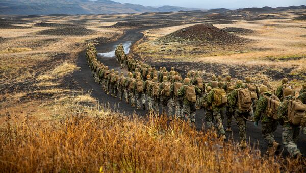 Cuerpo de marines de EEUU durante unas maniobras de la OTAN - Sputnik Mundo