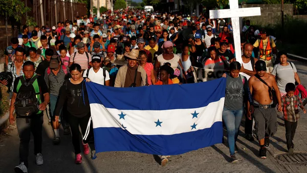 Los migrantes hondureños en México