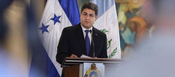 Juan Orlando Hernández, presidente de Honduras Juan Orlando Hernández, presidente de Honduras - Sputnik Mundo