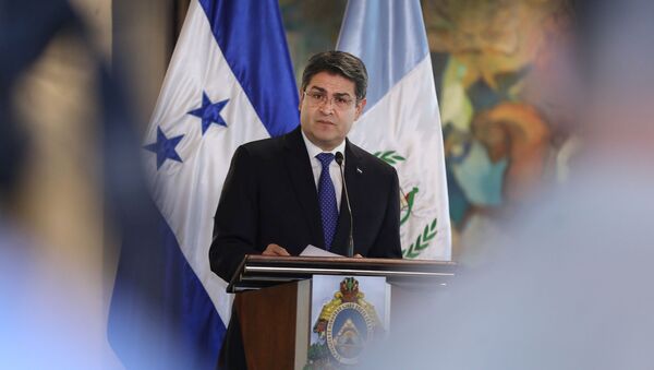 Juan Orlando Hernández, presidente de Honduras - Sputnik Mundo