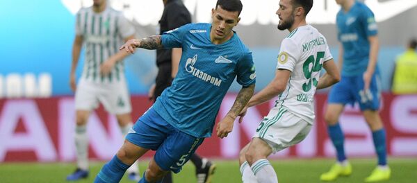 Leandro Paredes, jugador argentino del Zenit de San Petersburgo, durante el partido contra el Ajmat de Grozny. - Sputnik Mundo