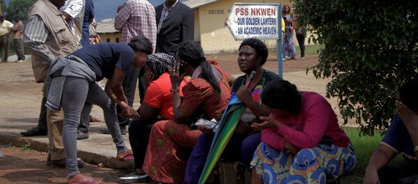 Los familiares de los secuestrados en Camerún Los familiares de los secuestrados en Camerún - Sputnik Mundo