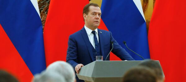 El primer ministro ruso, Dmitri Medvédev - Sputnik Mundo
