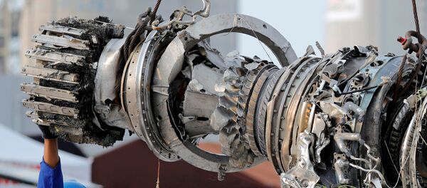 Turbina del avión Lion Air - Sputnik Mundo