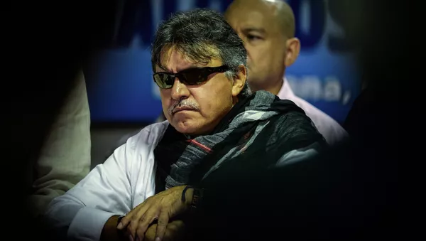Jesús Santrich, exguerrillero colombiano, integrante del partido político FARC