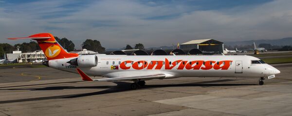 Un avión de la compañía aérea venezolana Conviasa (imagen referencial) - Sputnik Mundo